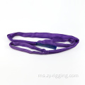 12T Polyester Round Webbing Sling untuk mengangkat